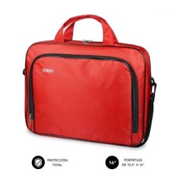 Maletín Subblim Oxford para Portátiles hasta 16"- Rojo