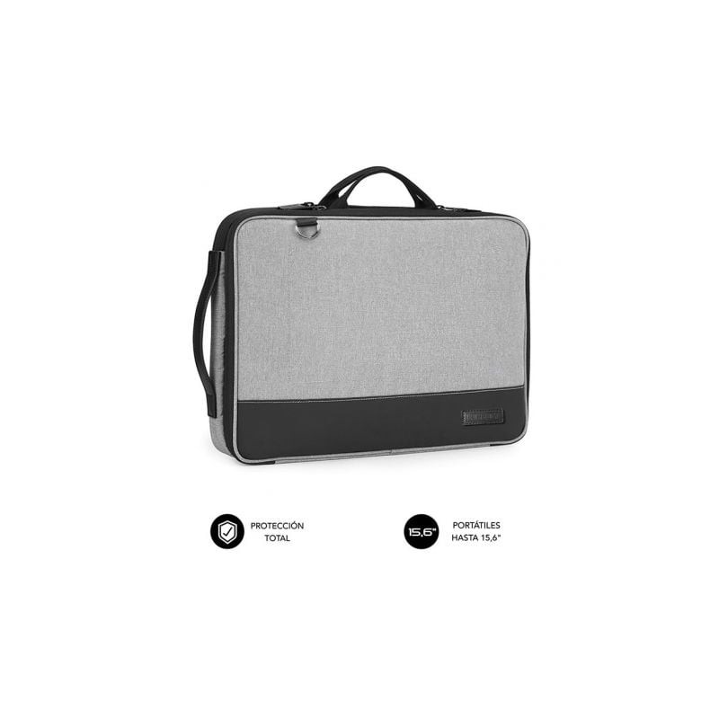 Maletín Subblim Advance Laptop Sleeve para Portátiles hasta 15-6"- Gris