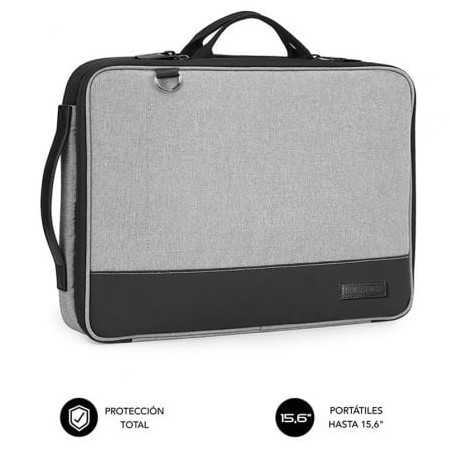 Maletín Subblim Advance Laptop Sleeve para Portátiles hasta 15-6"- Gris