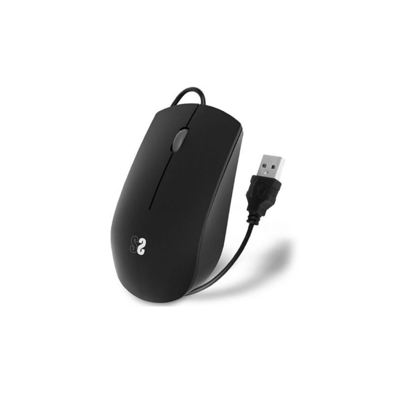 RATON SUBBLIM BUSINESS SILENCIOSO CON CABLE USB 1200 DPI