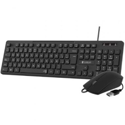 Teclado y Ratón Subblim Combo Business Slim CSSK01- Negro