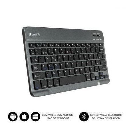 Teclado Compacto Inalámbrico por Bluetooth Subblim Smart- Gris