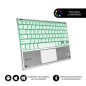 Teclado Compacto Inalámbrico por Bluetooth Subblim SMBT50- Plata