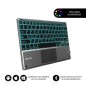 Teclado Compacto Inalámbrico por Bluetooth Subblim Touchpad Smart Blacklit- Gris