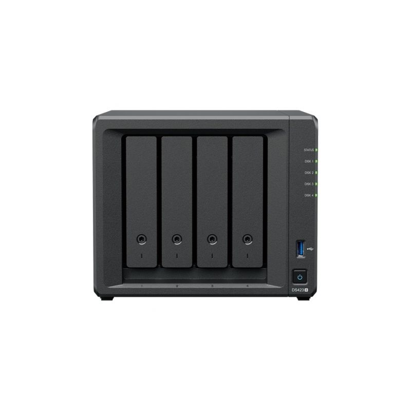 NAS Synology Diskstation DS423+- 4 Bahías 3-5"- 2-5"- 2GB DDR4- Formato Torre