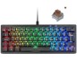 Teclado Gaming Mecánico Mars Gaming MKMINIPRO- Switch Marrón- Negro