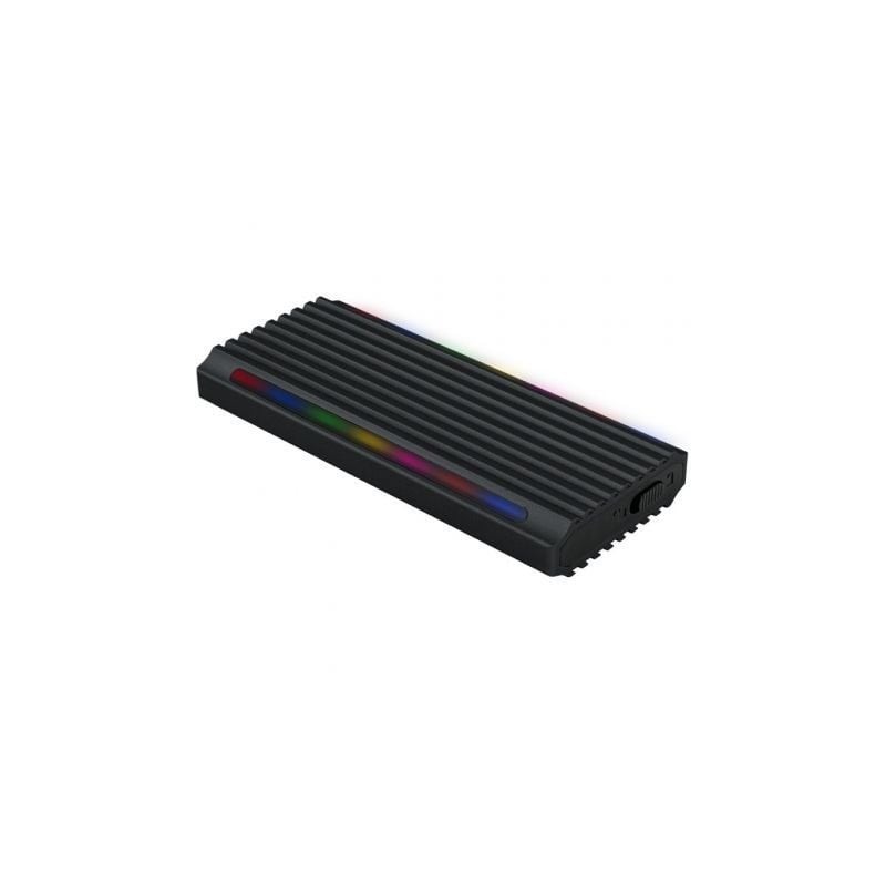 Caja Externa para Disco SSD M-2 NVMe TooQ TQE-2222B- USB 3-1 Gen2- Sin tornillos