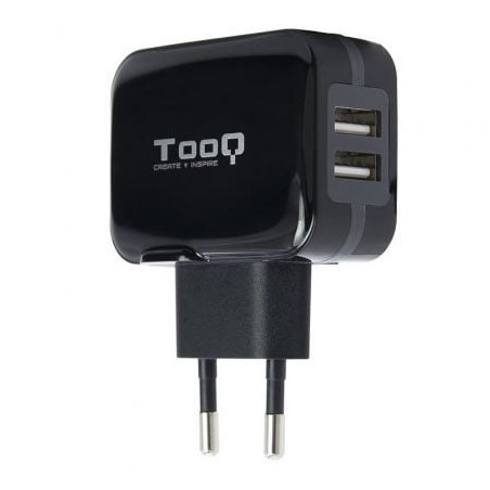 Cargador de Pared TooQ TQWC-1S02- 2xUSB- 17W