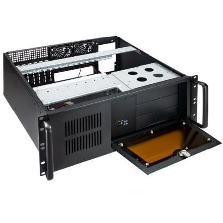 CAJA RACK IPC TOOQ 406N 19" ATX USB 3,0,ACERO,SIN FUENTE,CON LLAVE