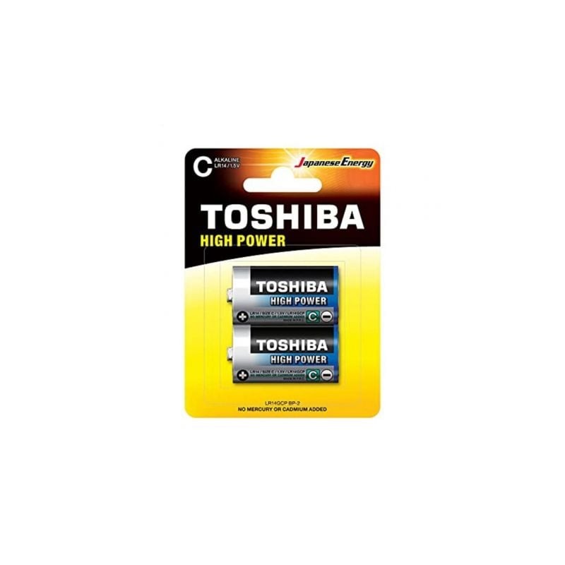 Pack de 2 Pilas C 2 Toshiba LR14- 1-5V- Alcalinas