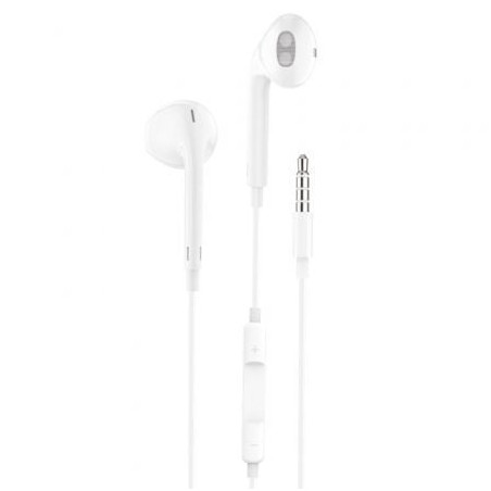 Auriculares Intrauditivos Tech One Tech earTECH TEC1001- con Micrófono- Jack 3-5- Blancos