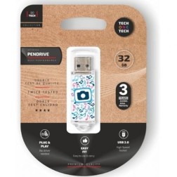 Pendrive 32GB Tech One Tech Foto Dream USB 2-0