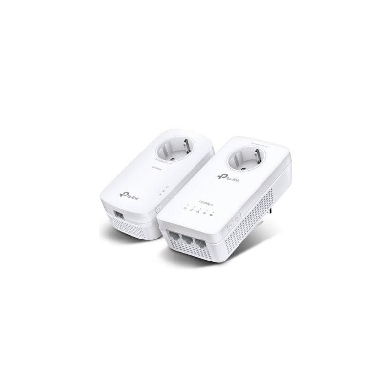 Adaptador Powerline TP-Link AV1300 1300Mbps- Alcance 300m- Pack de 2