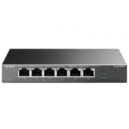 Switch TP-Link TL-SF1006P 6 Puertos- RJ-45 10-100 PoE