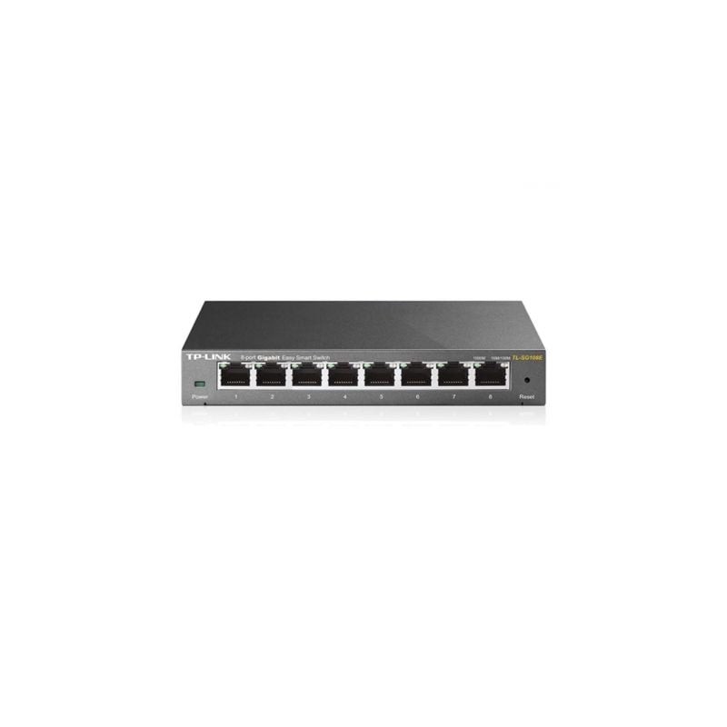 Switch TP-Link Easy Smart TL-SG108E 8 Puertos- RJ-45 10-100-1000