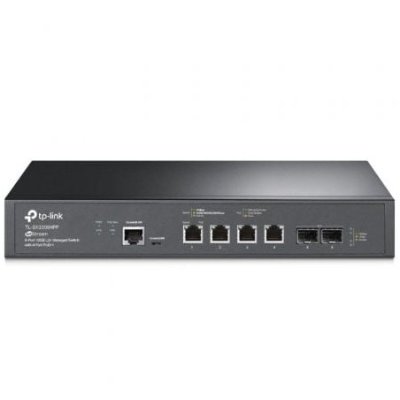 Switch Gestionable TP-Link Omada TL-SX3206HPP- WiFi 6- 6 Puertos- RJ-45 10GE- PoE++