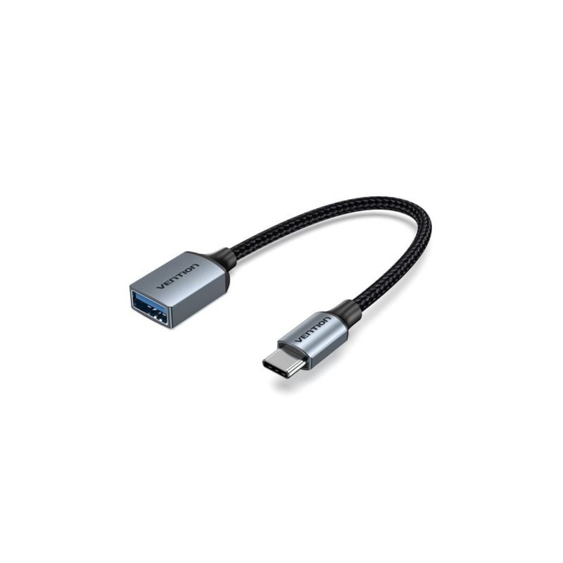 Cable USB 2-0 Tipo-C Vention CCXHB- USB Tipo-C Macho - USB Hembra- 15cm