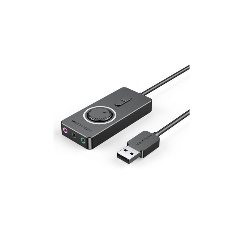 Tarjeta de Sonido Vention CDRBB- USB Macho - 3x Jack 3-5 Hembra