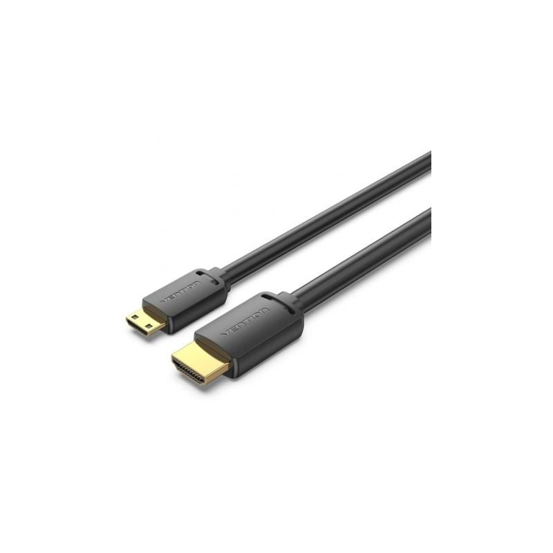 Cable HDMI 4K Vention AGHBG- HDMI Macho - Mini HDMI Macho- 1-5m- Negro