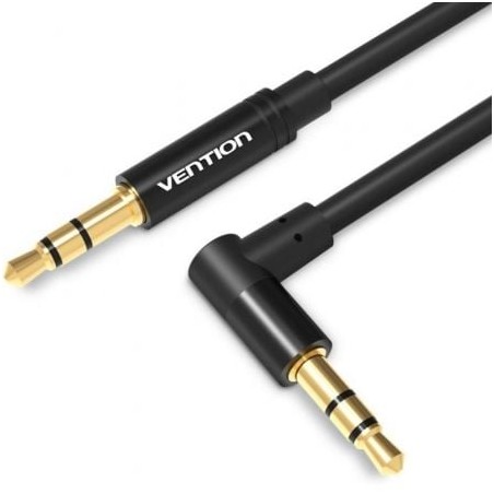 Cable Estéreo Vention BAKBD-T- Jack 3-5 Macho - Jack 3-5 Macho- 50cm- Negro