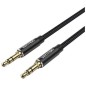 Cable Estéreo Vention BAWBG- Jack 3-5 Macho - Jack 3-5 Macho- 1-5m- Negro