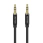 Cable Estéreo Vention BAXBF- Jack 3-5 Macho - Jack 3-5 Macho- 1m- Negro