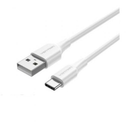 Cable USB 2-0 Tipo-C Vention CTHWG- USB Tipo-C Macho - USB Macho- 1-5m- Blanco