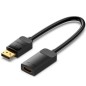 Cable Conversor Vention HBZBB- DisplayPort Macho - HDMI 4K Hembra- 15cm- Negro