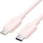 Cable USB 2-0 Tipo-C Lightning Vention LAKPF- USB Tipo-C Macho - Lightning Macho- Hasta 27W- 480Mbps- 1m- Rosa