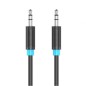 Cable Estéreo Vention VAS-A65-B080- Jack 3-5 Macho - Jack 3-5 Macho- 80cm- Negro