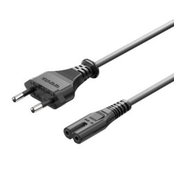 Cable Alimentación Forma 8 Vention ZCLBAC- CEE7-16 Macho - C7 Hembra- 1-8m