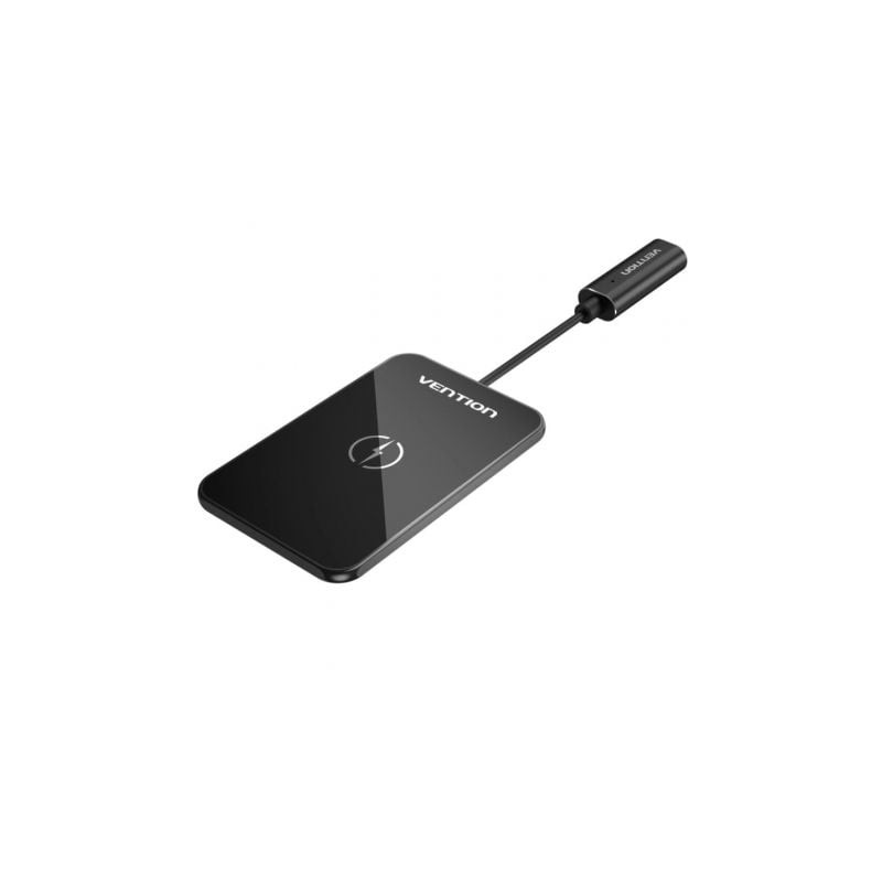 Cargador Inalámbrico Vention FGBBAG- 1xUSB Tipo-C- 15W