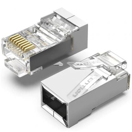 Conector RJ45 IDAR0-10- Cat-5e FTP- 10 uds