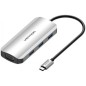 Docking USB Tipo-C Vention TOIHB- 1xHDMI- 1xVGA- 3xUSB- 1xUSB Tipo-C PD- Gris