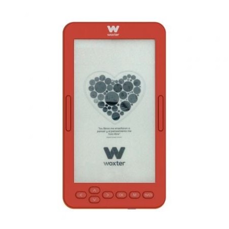 Libro Electrónico Ebook Woxter Scriba 195 S- 4-7"- Tinta Electrónica- Rojo