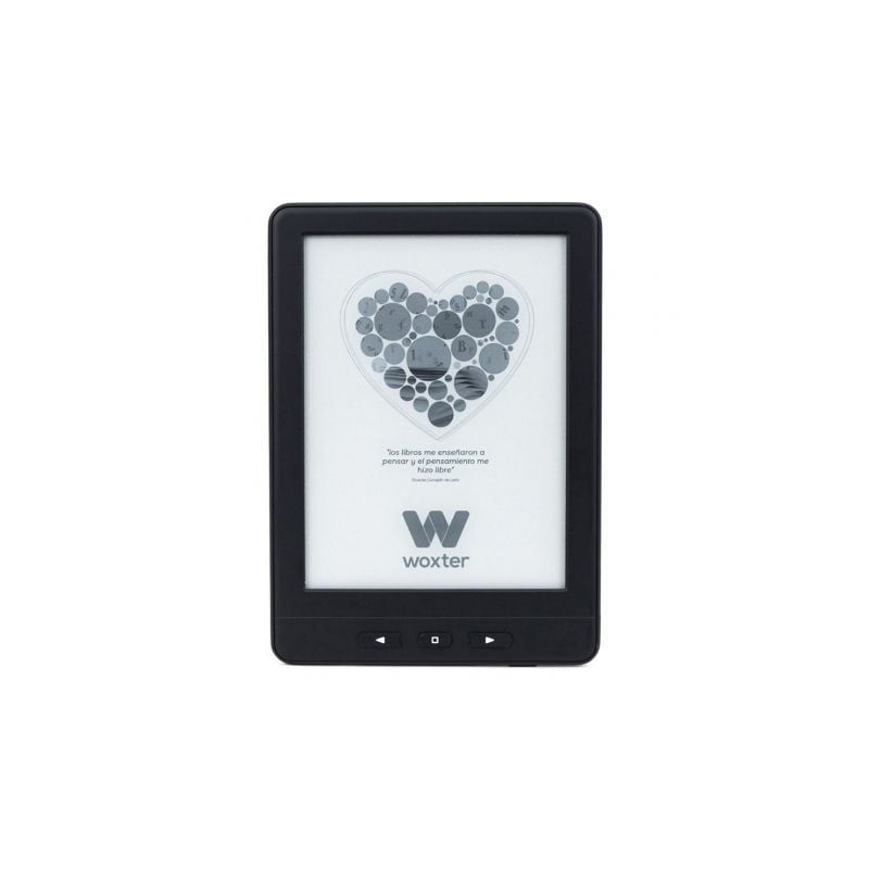 Libro Electrónico Ebook Woxter Scriba Paperlight TP- 6" tactil retroiluminado Tinta Electrónica- Negro