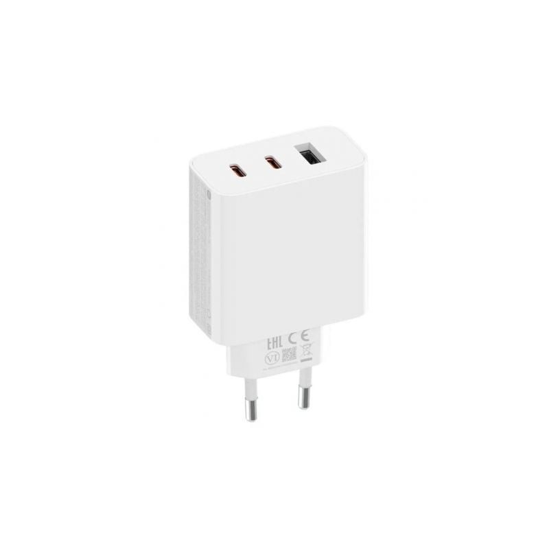 Cargador de Pared Xiaomi 67W Gan Charger 2C1A 2xUSB Tipo-C- 1xUSB- 67W