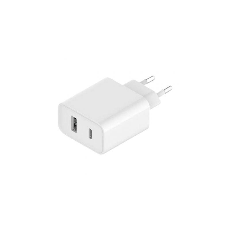 Cargador de Pared Xiaomi Mi 33W Wall Charger- 1xUSB Tipo-C- 1xUSB- 33W