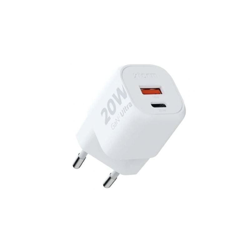 Cargador de Pared Xtorm XEC020- 1xUSB Tipo-C- 1xUSB- 20W