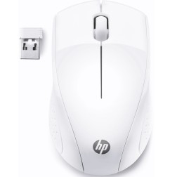 Ratón Inalámbrico HP 220- Hasta 1600 DPI- Blanco Nieve