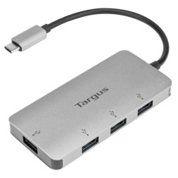 Adaptador targus usb - c a 4xusb 3-0