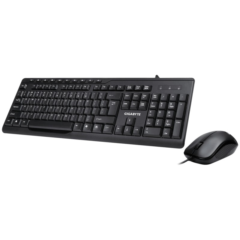 Combo teclado raton gigabyte km6300 negro