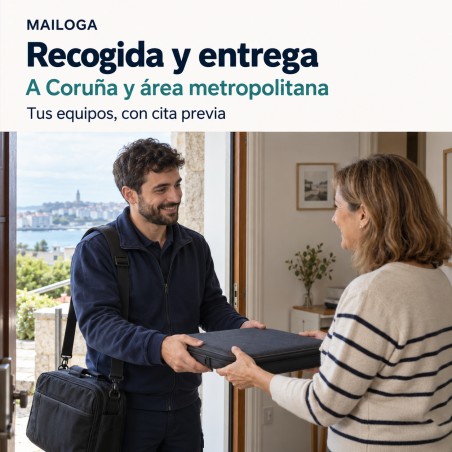 Computer collection and delivery in A Coruña and its metropolitan area