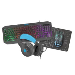 PACK GAMING 4 EN 1 FURY THUNDERSTREAK PORTU TEC+RAT+AUR+ALF