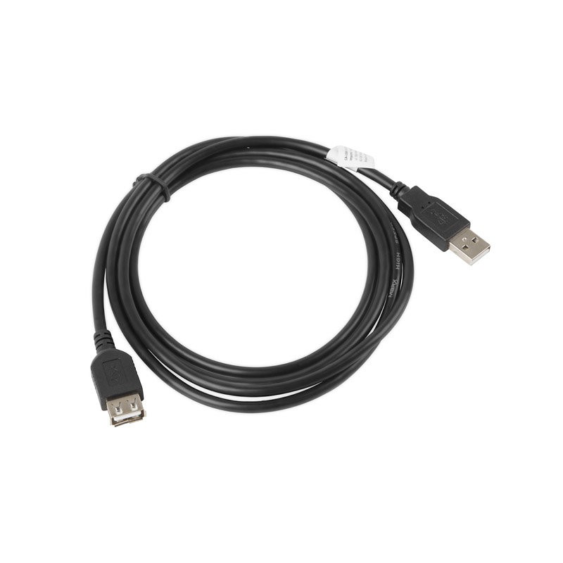 Cable alargador lanberg usb 2-0 macho