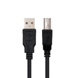 CABLE USB(A) 2-0 A USB(B) 2-0 NANOCABLE 3M NEGRO