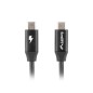 Cable usb tipo c lanberg 0-5m