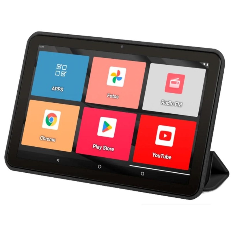 Tablet SPC Gravity 3 Senior 10-35"- 4GB- 64GB- Quadcore- 4G- Funda Incluida- Negra