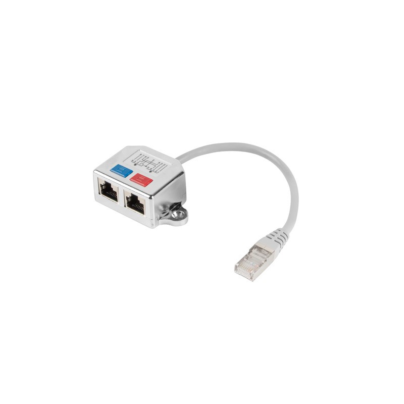 Adaptador lanberg splitter ethernet ftp rj45