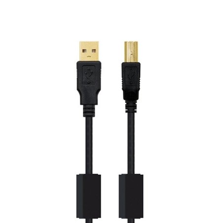 Cable ferrita usb(a) 2-0 a usb(b)